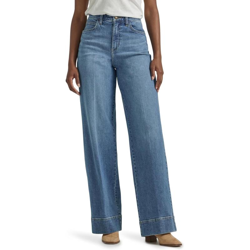 Lee Women’s Legendary High Rise Trouser Jean(Elevated Retro) - Lee Outlet